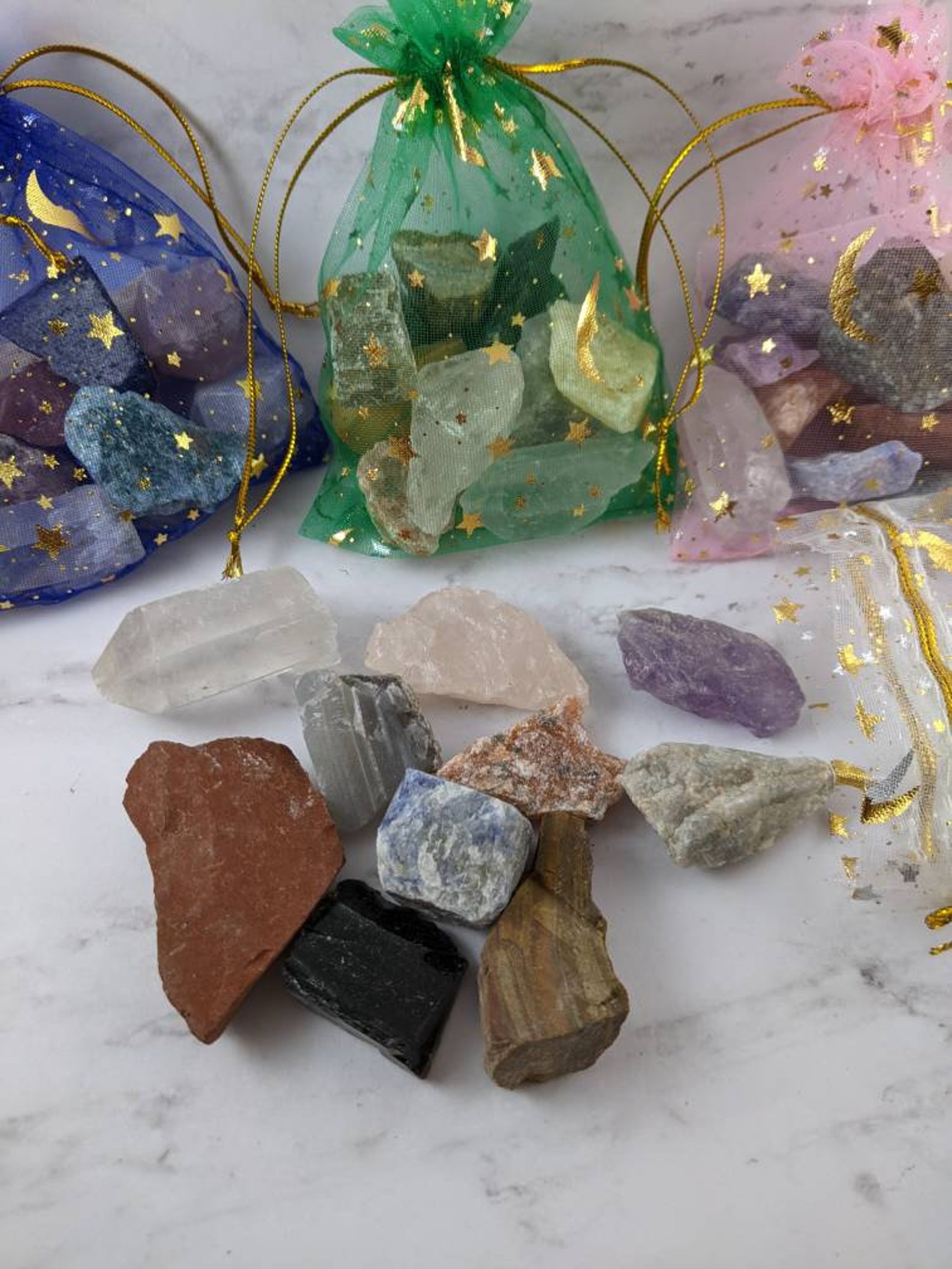 small crystal bag