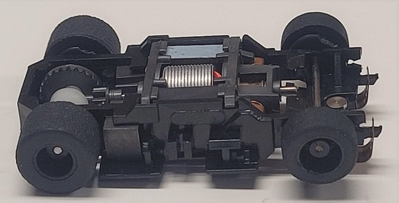 Tyco 440x2 Wide Pan HO Slot Car Chassis with Black Wheels Etsy