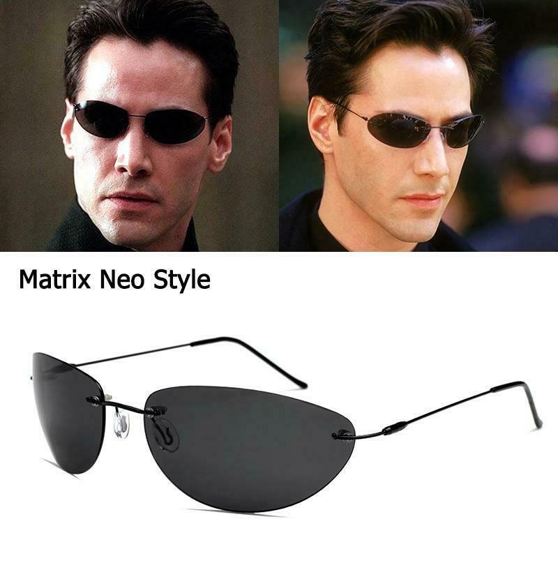 Fashion Cool the Matrix Neo Style Polarized Sunglasses Etsy UK