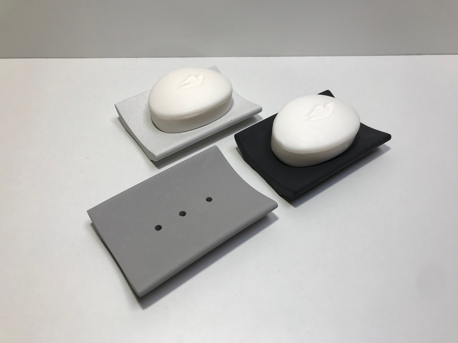 Contemporary Jesmonite Soap Dish Rectangle Soap Dish Etsy