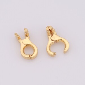 18K Gold Filled Clasp,Snap Clasp DIY Jewelry Supplies