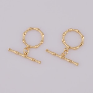 18K Gold Filled Clasp,OT Clasp DIY Jewelry Supplies