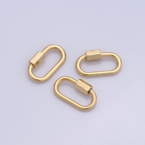 18K Gold Filled  Screw Clasp,Jewellery Clasp DIY Jewelry Supplies