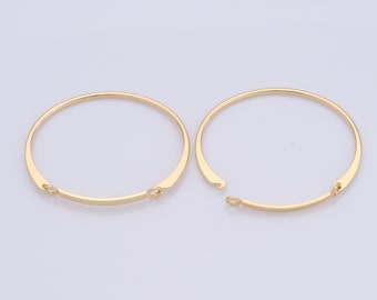 18K Gold Filled Openable Bangle,Thin Gold Bangle,Round Bangle,Gifts for Her