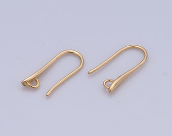 18K Gold Filled  Minimalist Earrings Findings,Hypoallergenic Earrings Accessories for DIY Jewelry Making Supply