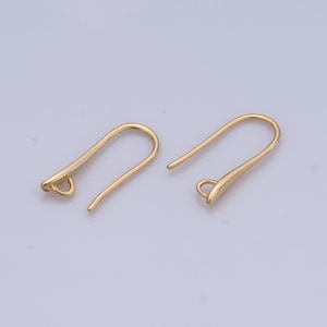 18K Gold Filled  Minimalist Earrings Findings,Hypoallergenic Earrings Accessories for DIY Jewelry Making Supply