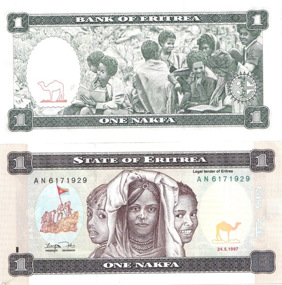 Collectibles Coins & Money banknote paper money Various Eritrea ...