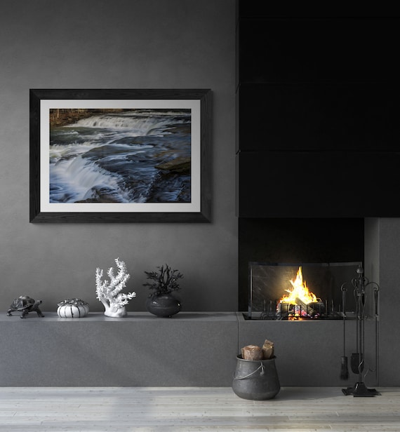 Falling Water River Tennessee Print | River Landscape Photography | Cumberland Plateau Wall Art