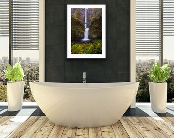 Print van Multnomah Falls | Fotografie van watervallen in Oregon | Kunst van de Columbia River Gorge