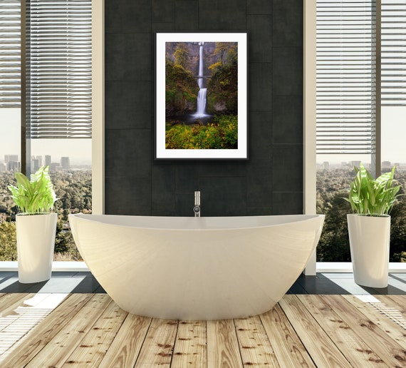 Multnomah Falls Print | Oregon Waterfall Photography | Columbia River Gorge Art