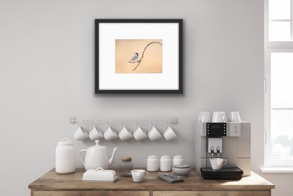 Black-Capped Chickadee Print | Bird Photography | Nature Wall Art