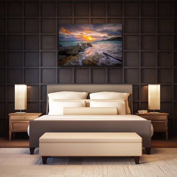St. Kitts Sunrise Print | Caribbean Seascape Photography | Island Wall Art