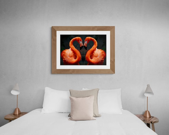 Pink Flamingo Fine Art Print | Coastal Bird Photography (20x30 inches)