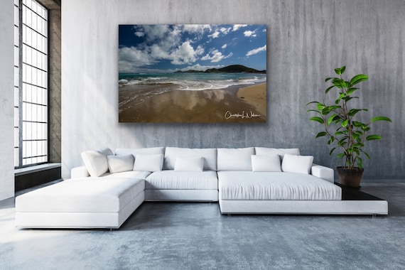 Caribbean Beach Fine Art Print | Tropical Seascape Photography | Coastal Wall Art