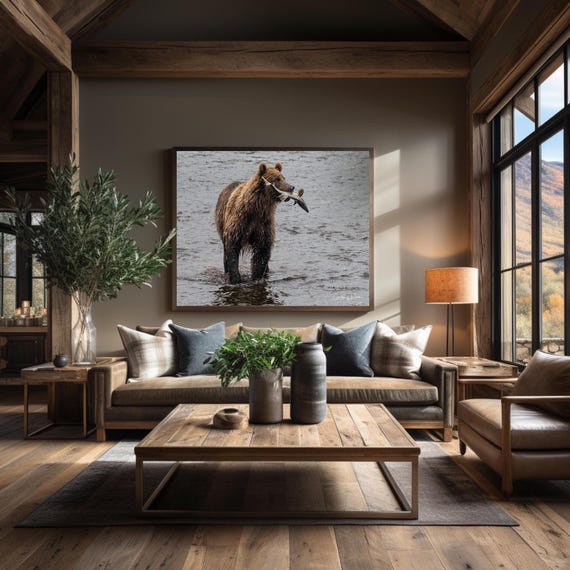 Alaska Coastal Brown Bear Print | Wildlife Photography | Fine Art Nature Wall Art