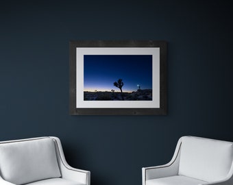 Joshua Tree Blue Hour Print | National Park Photography | California Photo | Travel