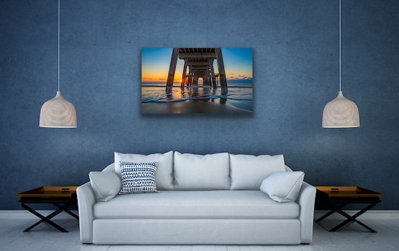 Tybee Pier Sunset Fine Art Print | Georgia Coastal Photography Wall Art