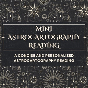 Mini Astrocartography Reading - In-Depth Insights on One Topic: Love, Career, or Happiness | Personalized and Detailed Analysis