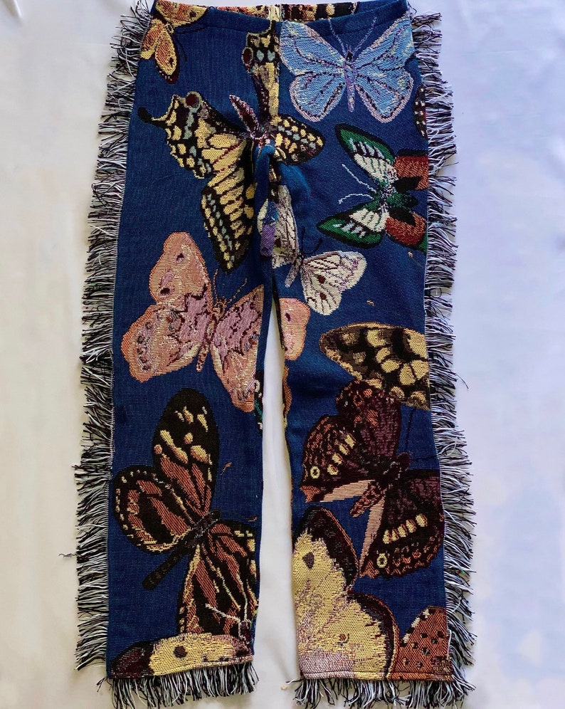 Butterflies Tapestry Pants Etsy