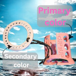 Paddleboard Cup Holder For SUP & Kayak Bungee Drink Accessory - Fits Reg - Slim Cans - Water Bottle + more *FREE SHIPPING* Koosie included! image 5