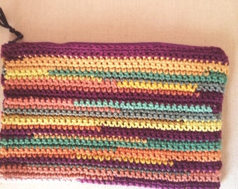 Colorful crochet case