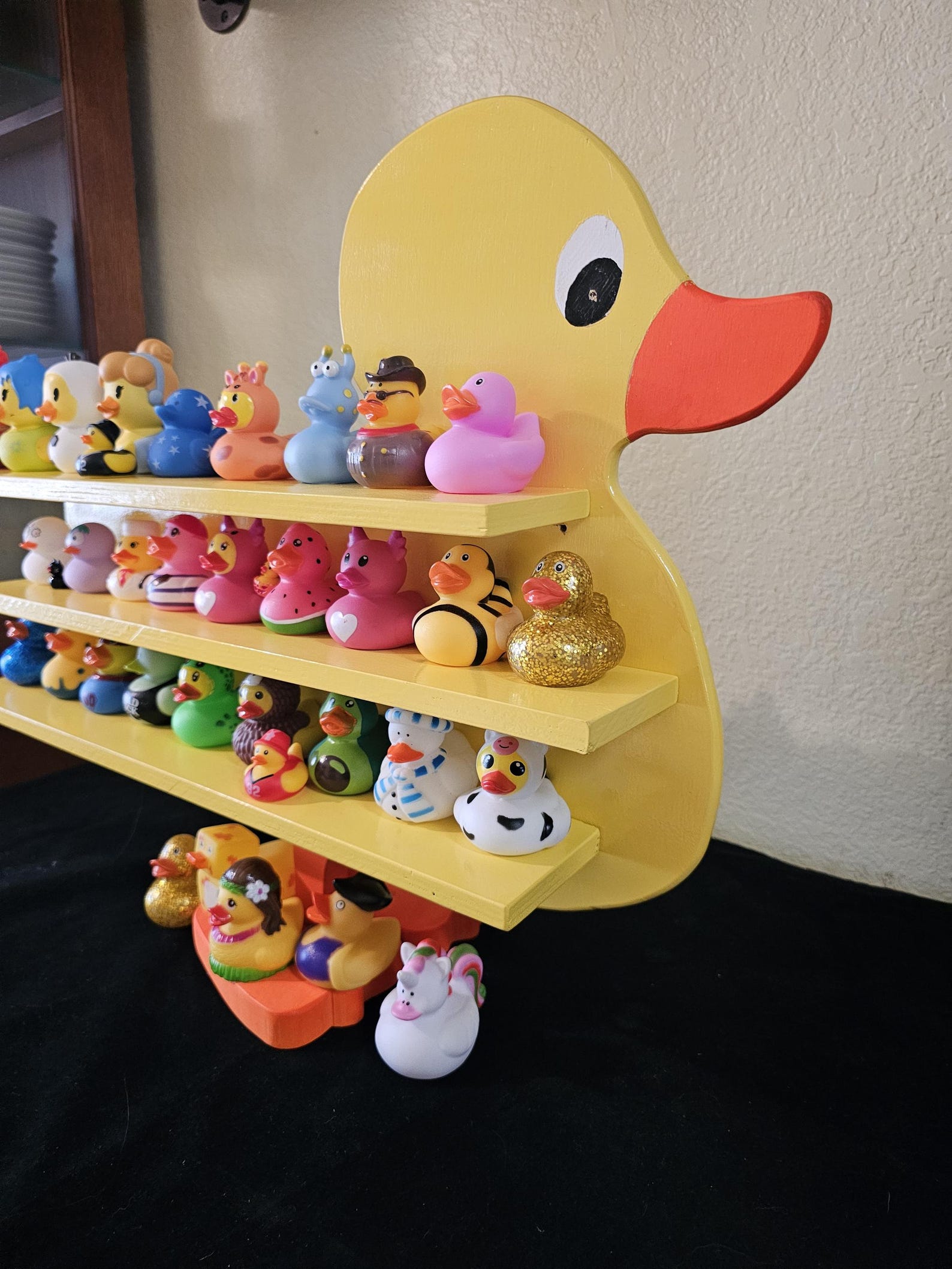 Duck Hanging Racks Handcrafted Duck Display Shelf – Whimsical Rubber Duck Organizer - Etsy