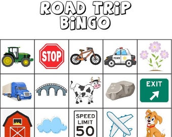 Printable Road Trip Bingo