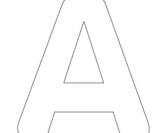 Alphabet Outline Letter Printable