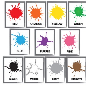 Color of the Week Printable - Etsy