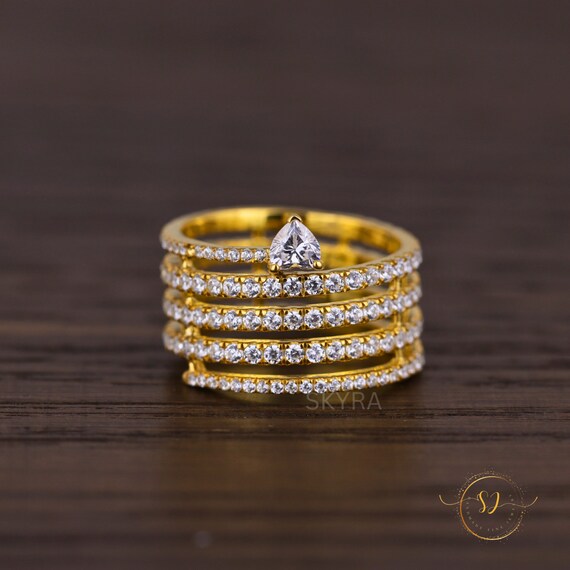 Replica Kylie Jenner Ring Bold Ring Moissanite Diamond Engagement Ring 14K Solid Gold Ring Celebrity Ring Stacking Ring for Women Etsy
