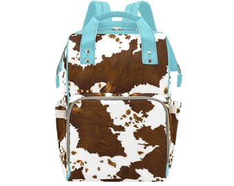 hair on hide backpack