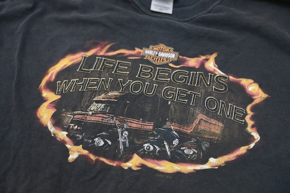 Harley Davidson Bloomington Illinois - Vintage Tee