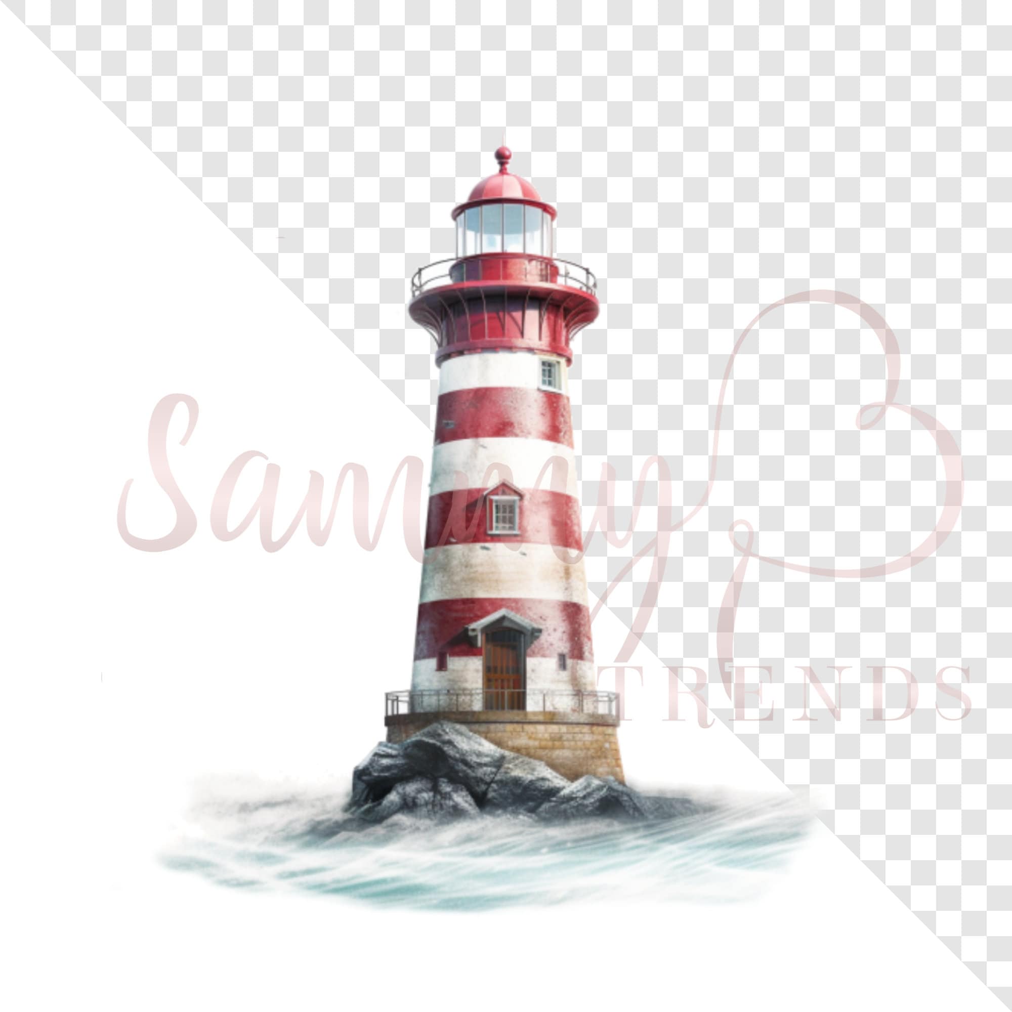 Lighthouse Clipart Nautical Clipart Lighthouse Png - Etsy