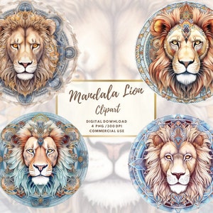 Lion clipart, lion clip art, lion, lion png, transparent png, watercolor clip art, commercial use, digital download,