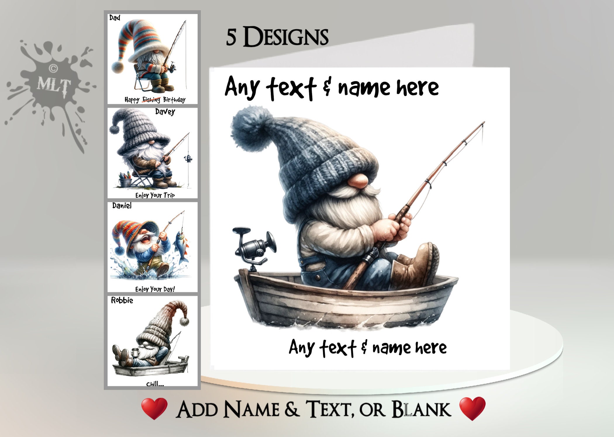 Fly Fisherman 3D Lenticular Postcard - Enjoy The Solitude 4x6 Greeting Card