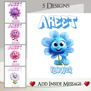 Carte fleur Areet : ajoutez un message intérieur ~ Northumberland, dicton de Northumbrie, Geordie, Newcastle, Nord-Est, Toon, fleurs, fleurs souriantes