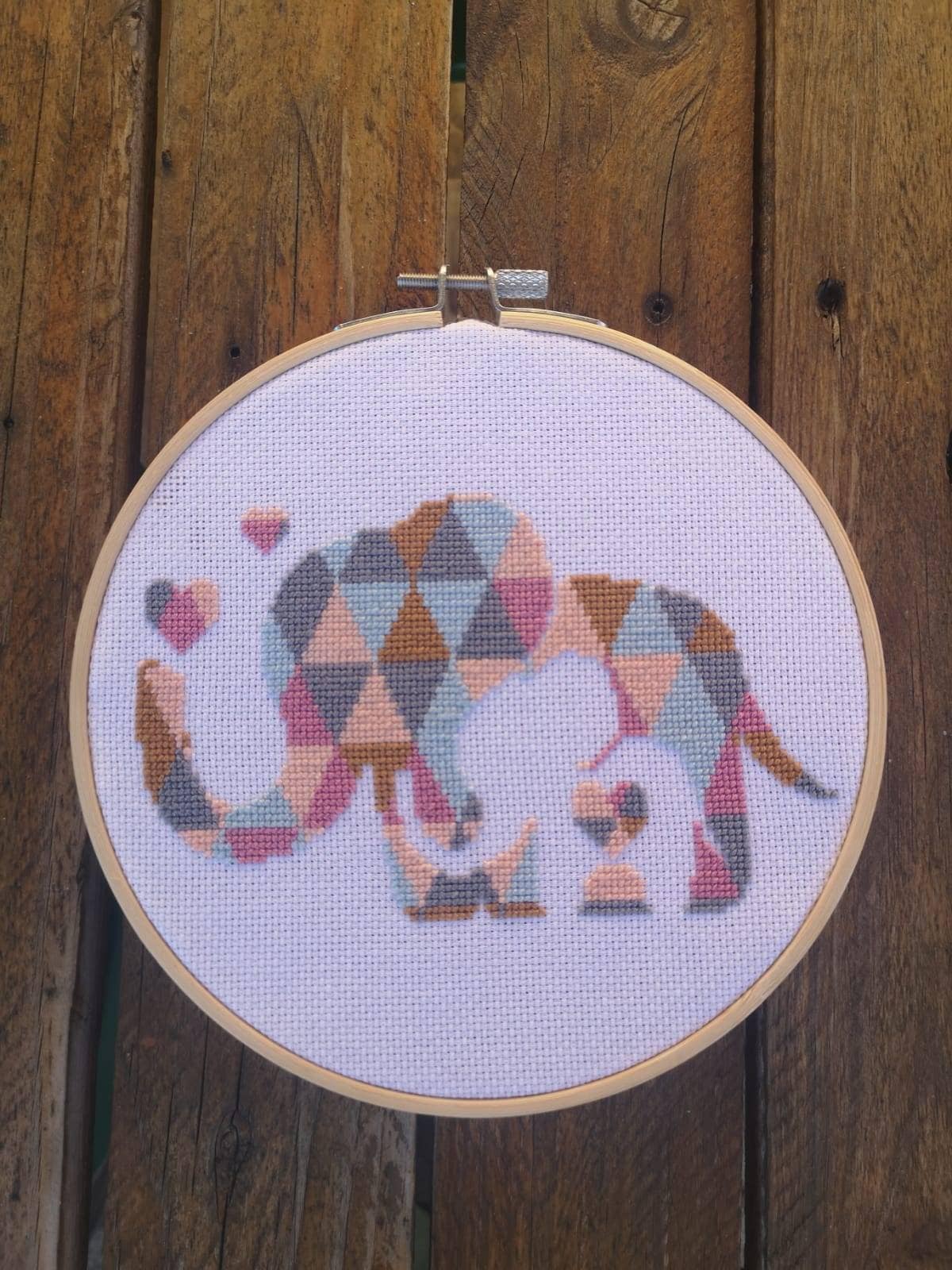 Tambour Brodé Éléphants Elephants Hoop Baby