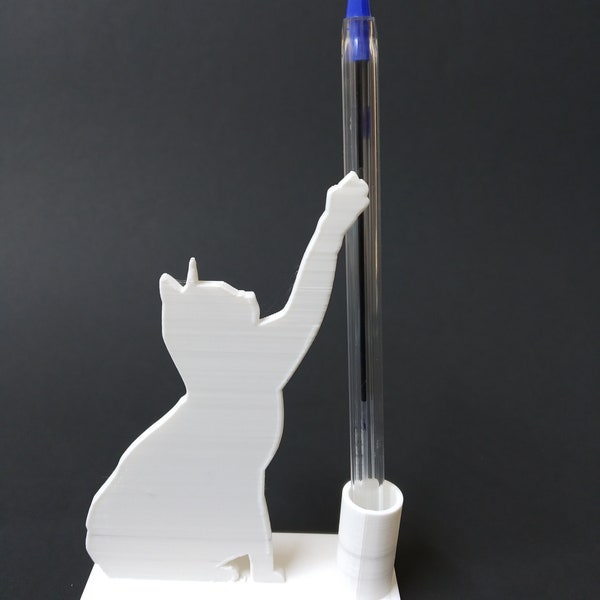 Porte-stylo chat / Porte-crayon et stylo