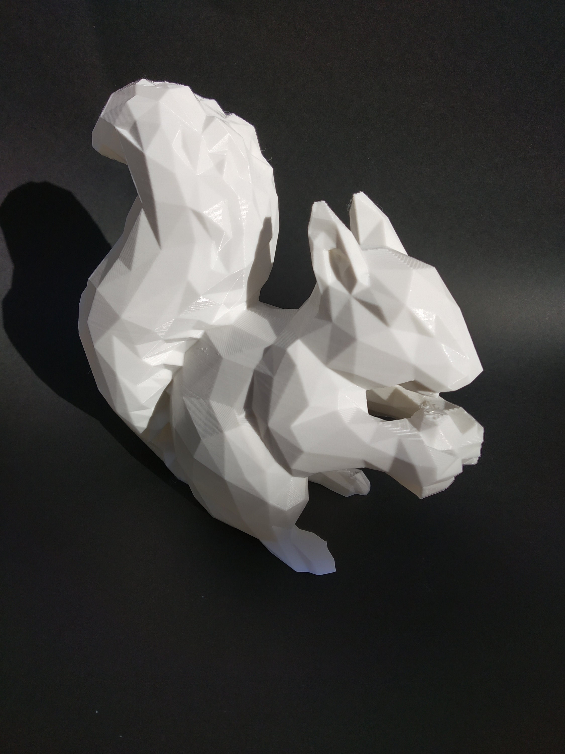 Squirrel Sculpture 3d Print Low Poly Art Animal Art - Etsy Squirrel Sculpture 3d Print Low Poly Art Animal Art - Etsy
