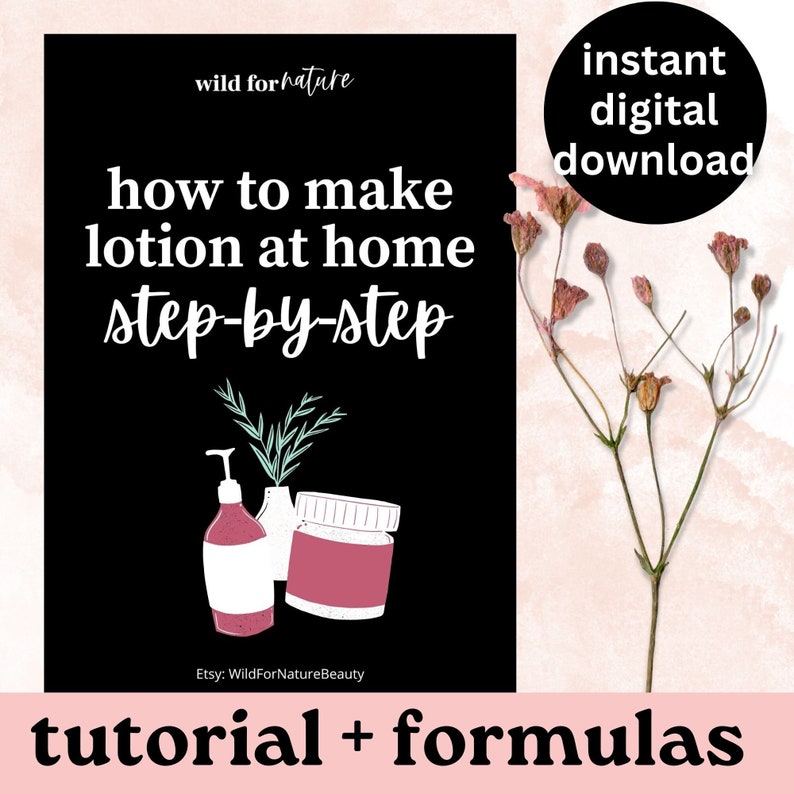 DIY Lotion and Cream Guide / How to Make Lotion /Body Lotion image