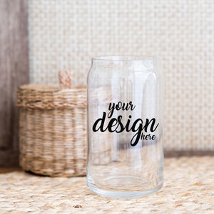 Libbey Glass Mockup Beer Can Glass Mockup Styled Stock Photo Birthday Party Glass Mockup Wedding Ice Coffee Cup Mock Up JPG Digital Download