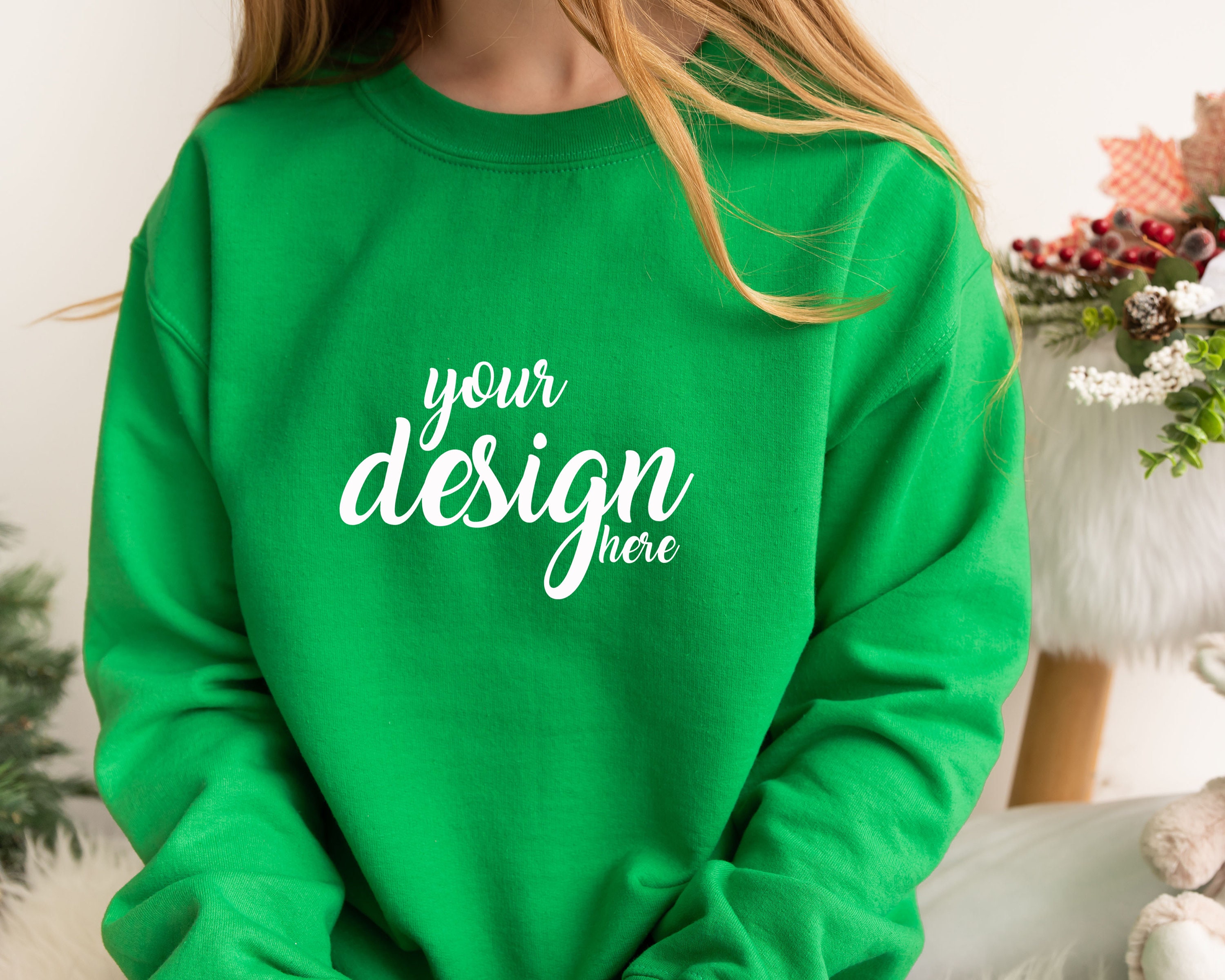 Green Sweater - Etsy