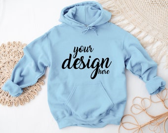 Light Blue Hoodie - Etsy Australia