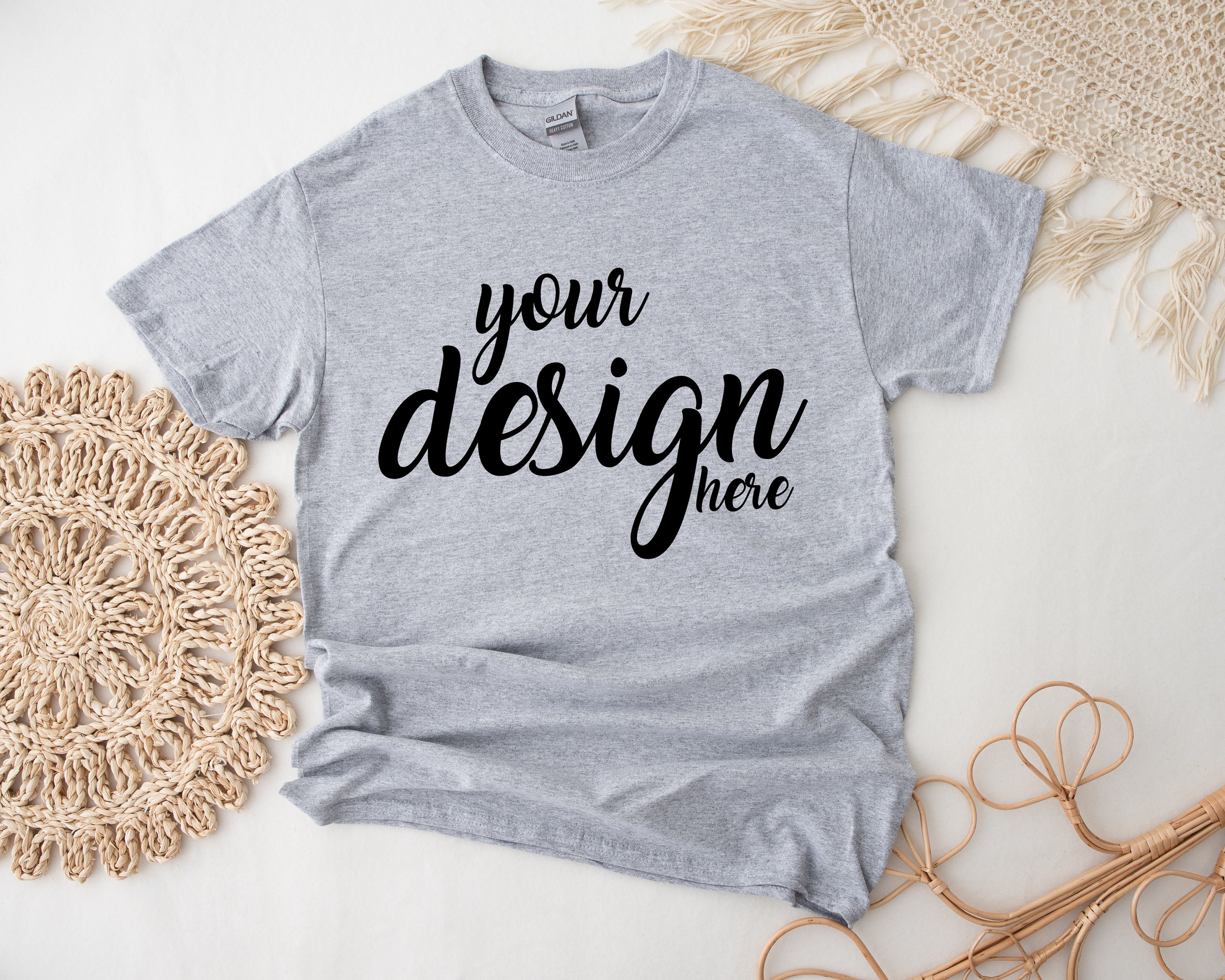 White and sales gray shirt