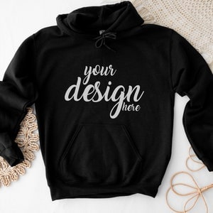 Black Hoodie Mockup Gildan 18500 Mockup Gildan Sweatshirt Mockup Model Mockup Stock Photography SVG Mockup JPG Digital Download