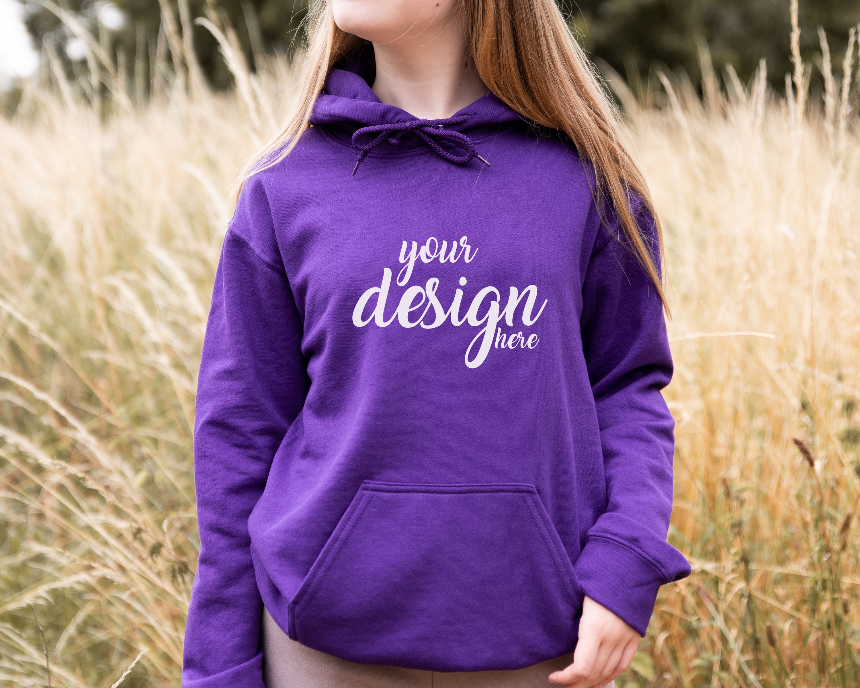 Paarse Mockup Gildan 18500 Mockup Gildan Hooded - Etsy Nederland