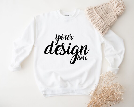 White sweatshirt mockup hotsell
