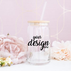 Libbey Glass Mockup Beer Can Glass Mockup Styled Stock Photo Birthday Party Glass Mockup Wedding Ice Coffee Cup Mock Up JPG Digital Download