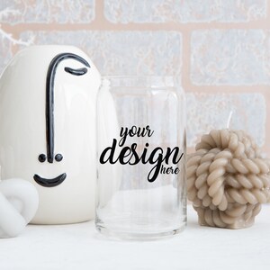 Libbey Glass Mockup Beer Can Glass Mockup Styled Stock Photo Birthday Party Glass Mockup Wedding Ice Coffee Cup Mock Up JPG Digital Download