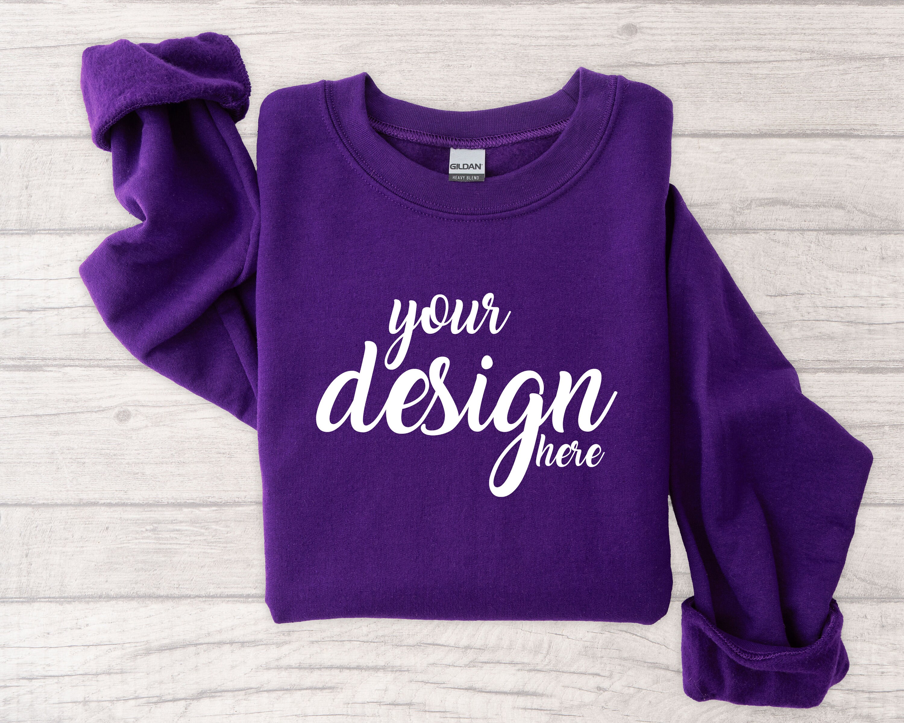 Pull Fille F&F Coton Violet 5-6 Ans – Encolure Ras-du-cou, Manches Longues